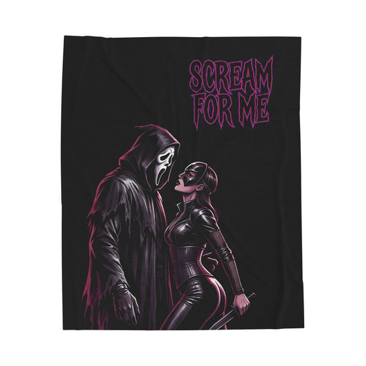 Scream For Me Velveteen Plush Blanket