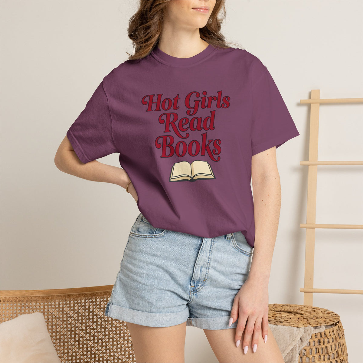 Hot Girls Read Books T-Shirt