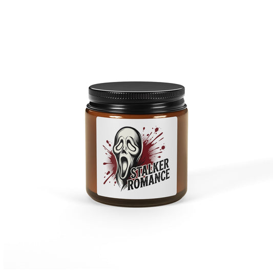 Stalker Romance Soy Candle — Amber Jar Scented Candle