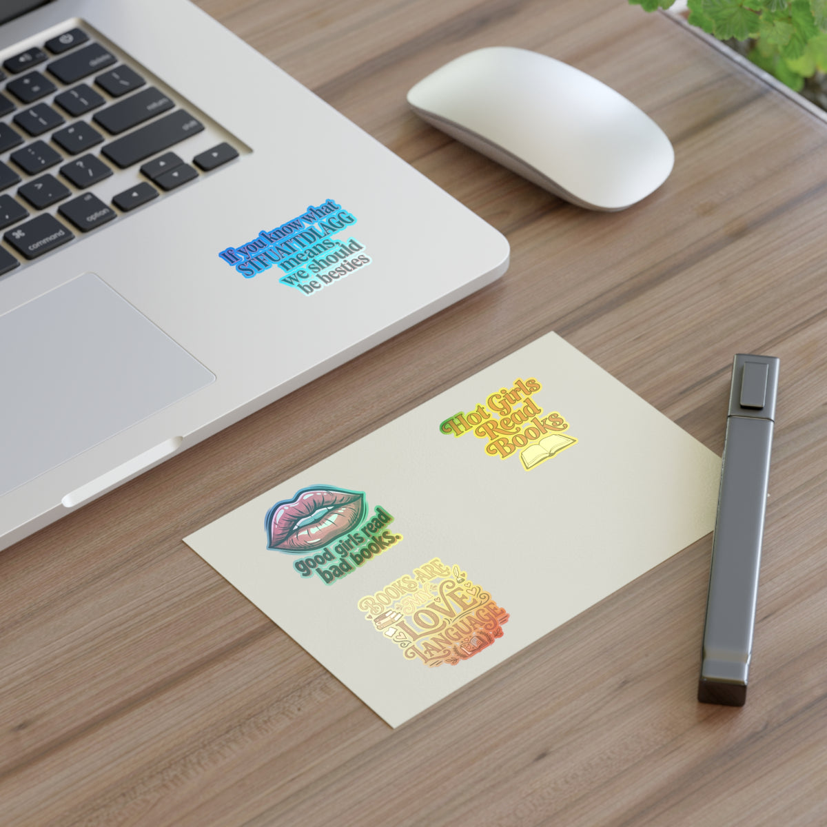 Book Lover Sticker Sheet —