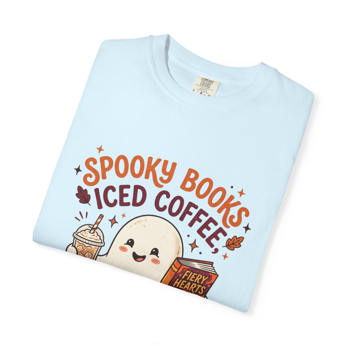 Spooky Books, Iced Coffee and Fall Nights T-Shirt