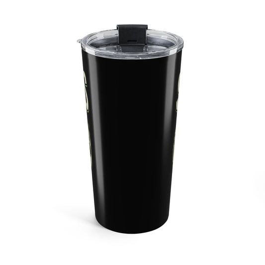 20oz Tumbler — "Spooky Vibes" Ghost Mask Halloween Travel Cup