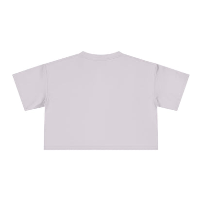 Crop Tee — "Good Girls Read Bad Books" Red Lips Graphic