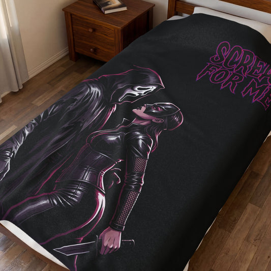 Scream For Me Velveteen Plush Blanket