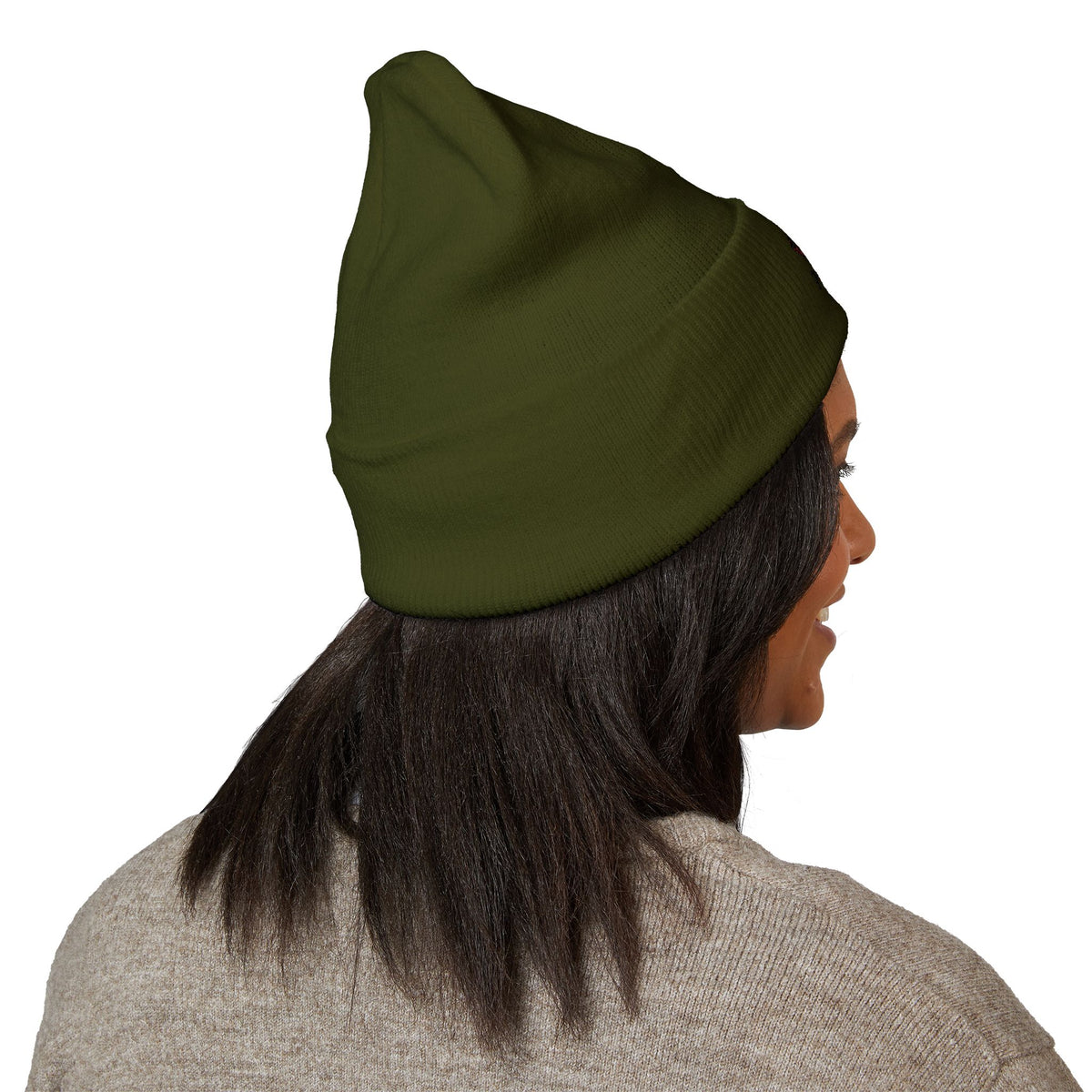 Embroidered 'Good Girls Read Bad Books' Cuffed Beanie