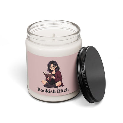 Bookish Bitch Scented Soy Candle — 9oz Literary Gift Candle for Readers