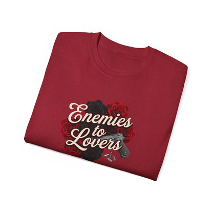 Enemies to Lovers Tee — Romantic Rose Graphic Shirt