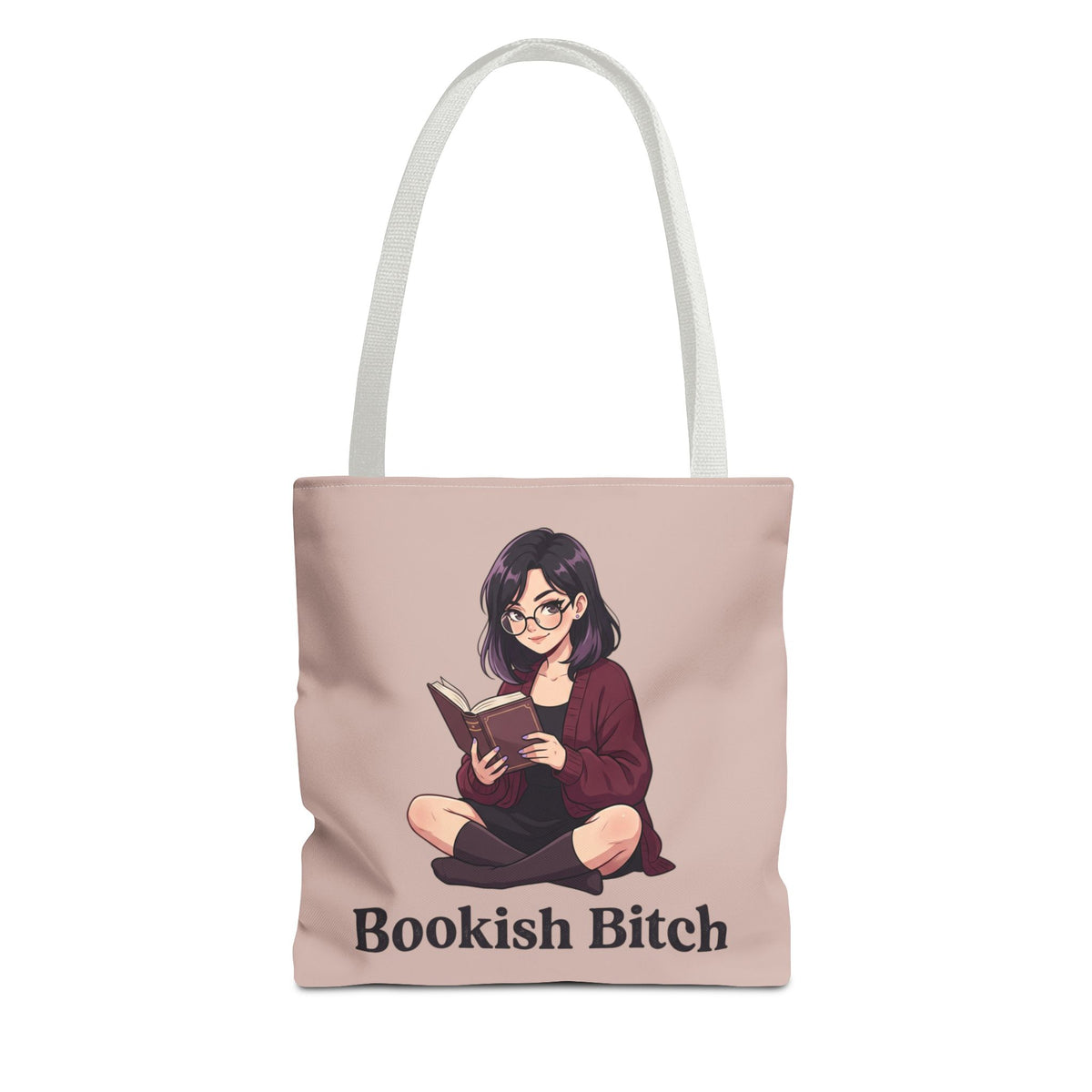 Bookish Bitch Tote Bag — Cute Reading Girl Literary Tote