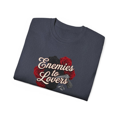 Enemies to Lovers Tee — Romantic Rose Graphic Shirt
