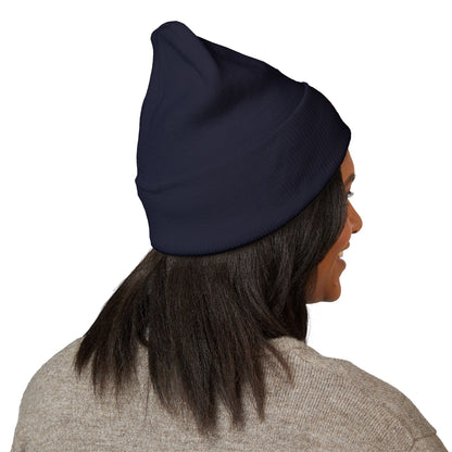 Embroidered 'Good Girls Read Bad Books' Cuffed Beanie