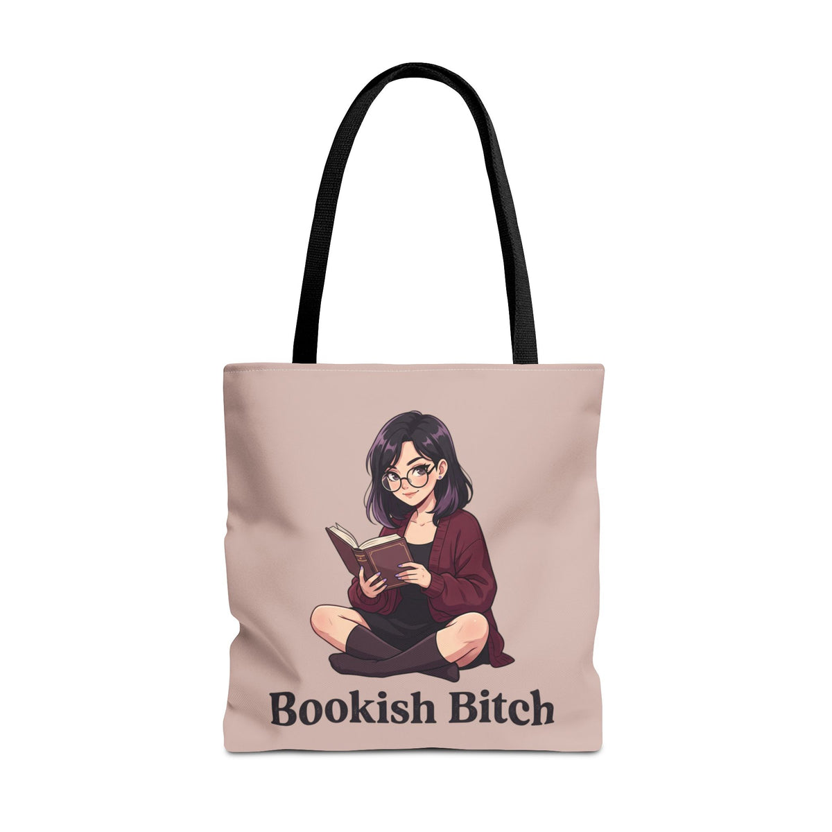 Bookish Bitch Tote Bag — Cute Reading Girl Literary Tote