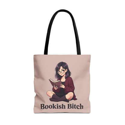 Bookish Bitch Tote Bag — Cute Reading Girl Literary Tote