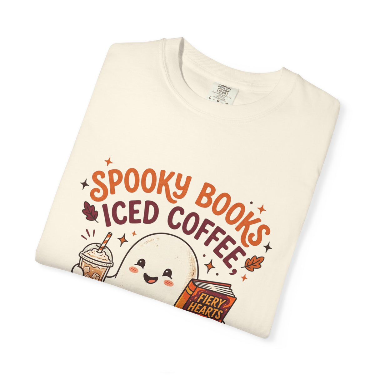 Spooky Books, Iced Coffee and Fall Nights T-Shirt
