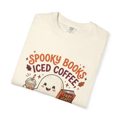 Spooky Books, Iced Coffee and Fall Nights T-Shirt