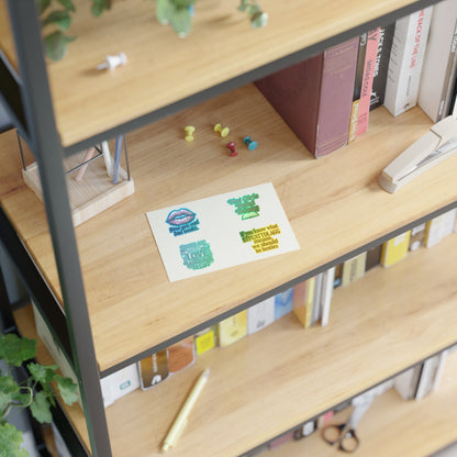 Book Lover Sticker Sheet —