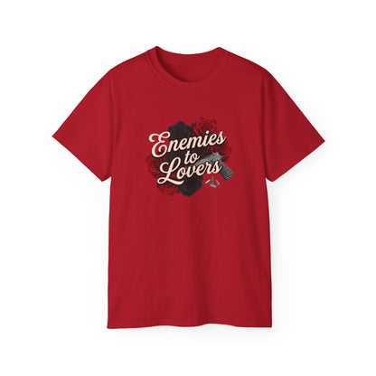 Enemies to Lovers Tee — Romantic Rose Graphic Shirt