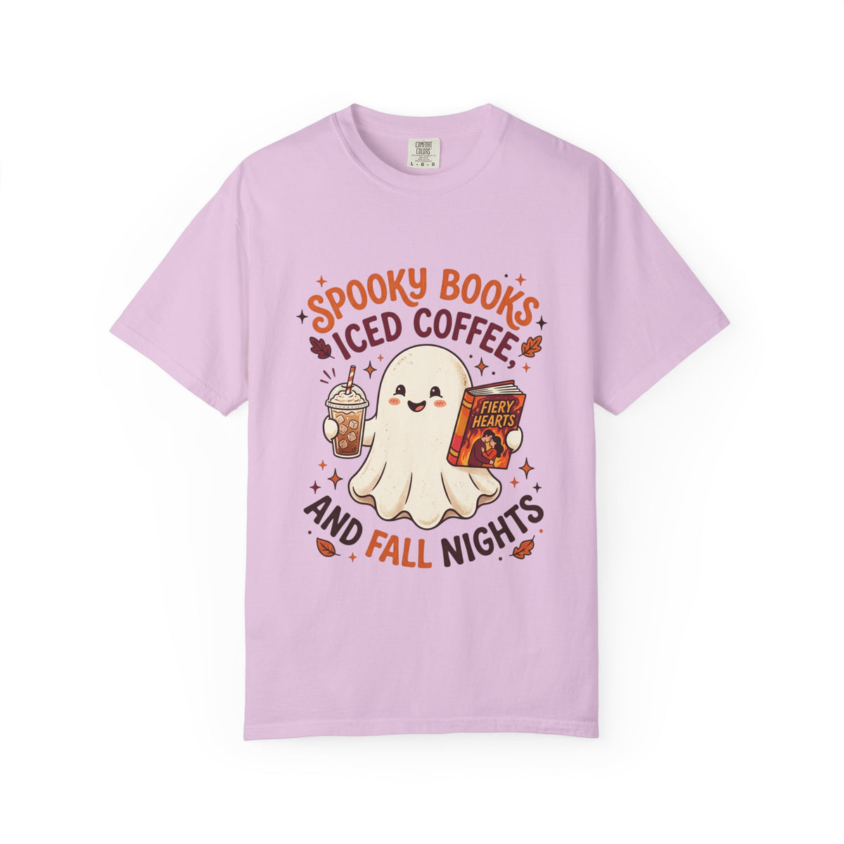 Spooky Books, Iced Coffee and Fall Nights T-Shirt