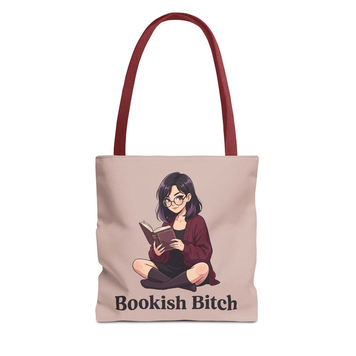 Bookish Bitch Tote Bag — Cute Reading Girl Literary Tote