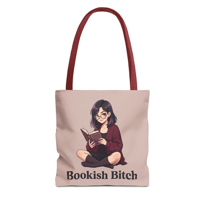 Bookish Bitch Tote Bag — Cute Reading Girl Literary Tote