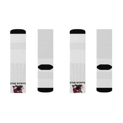 Graphic Socks — 'Boo'tiful Bitch' Sublimated Crew Socks