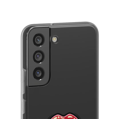 Phone Case — 'Good Girls Read Bad Books' Red Lips Slim Flexi Case