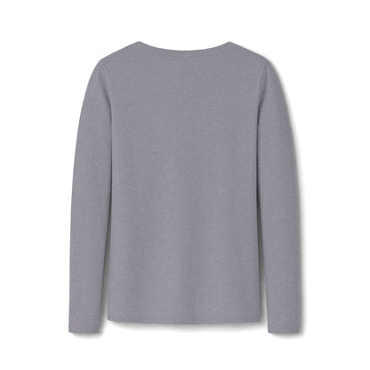 Here For a Good Time and a Long Time V-Neck Long Sleeve Tee