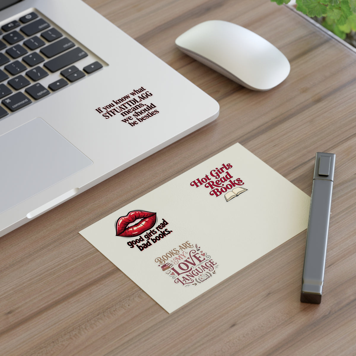 Book Lover Sticker Sheet —
