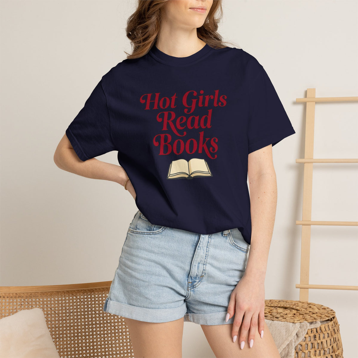 Hot Girls Read Books T-Shirt