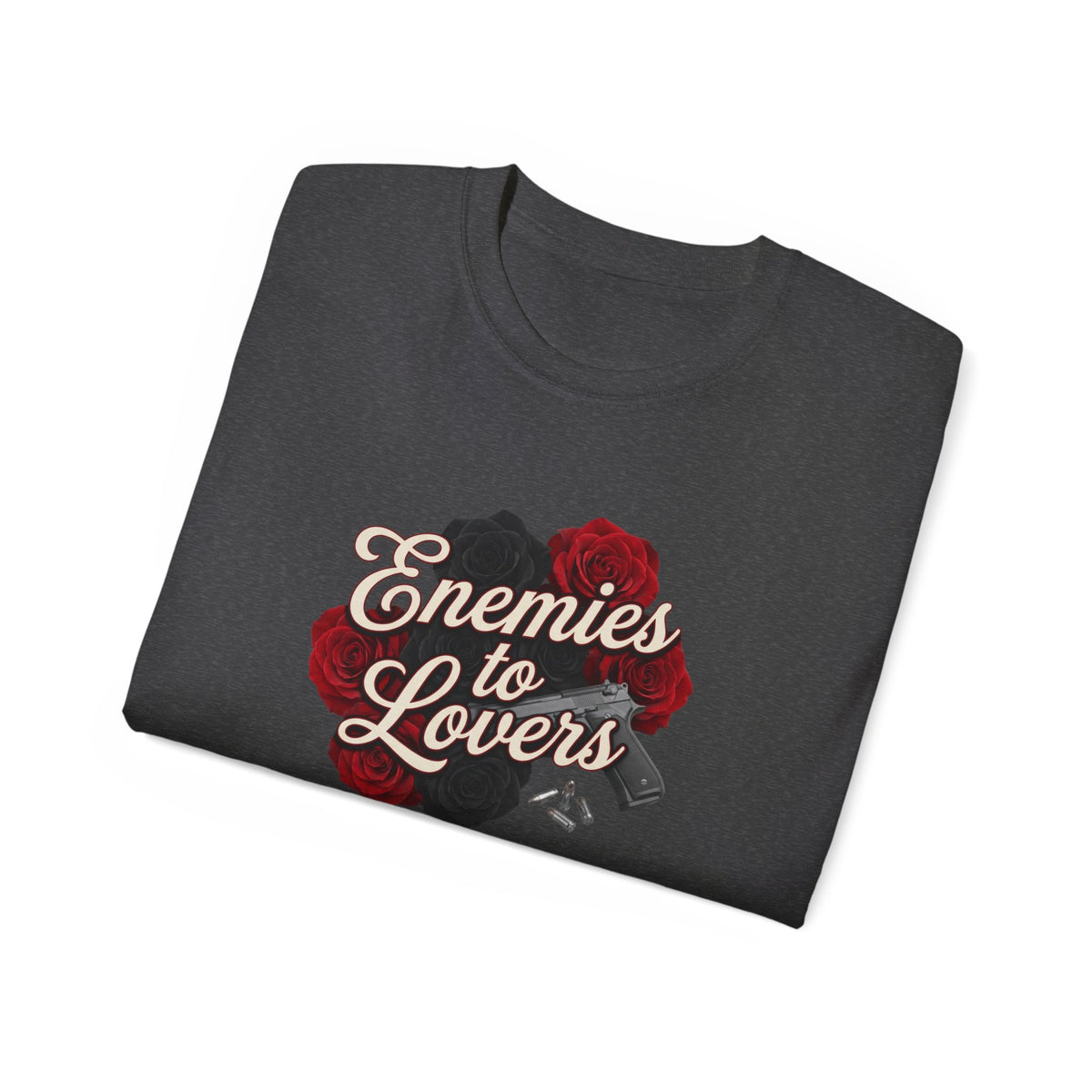 Enemies to Lovers Tee — Romantic Rose Graphic Shirt