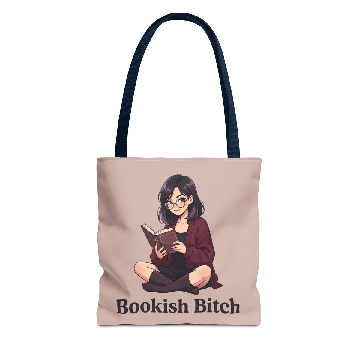 Bookish Bitch Tote Bag — Cute Reading Girl Literary Tote