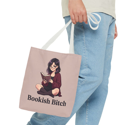 Bookish Bitch Tote Bag — Cute Reading Girl Literary Tote