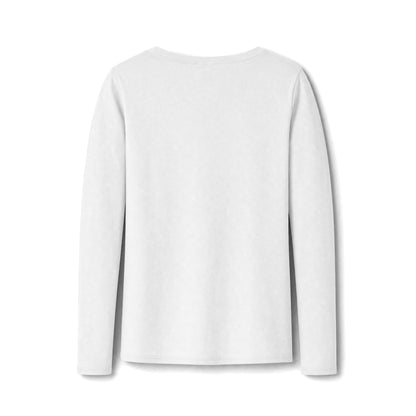 Here For a Good Time and a Long Time V-Neck Long Sleeve Tee