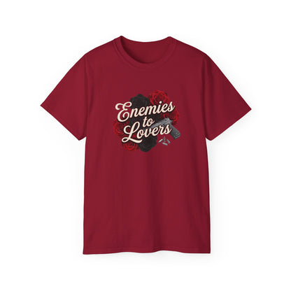 Enemies to Lovers Tee — Romantic Rose Graphic Shirt