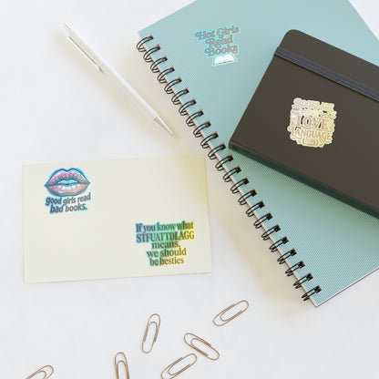Book Lover Sticker Sheet —