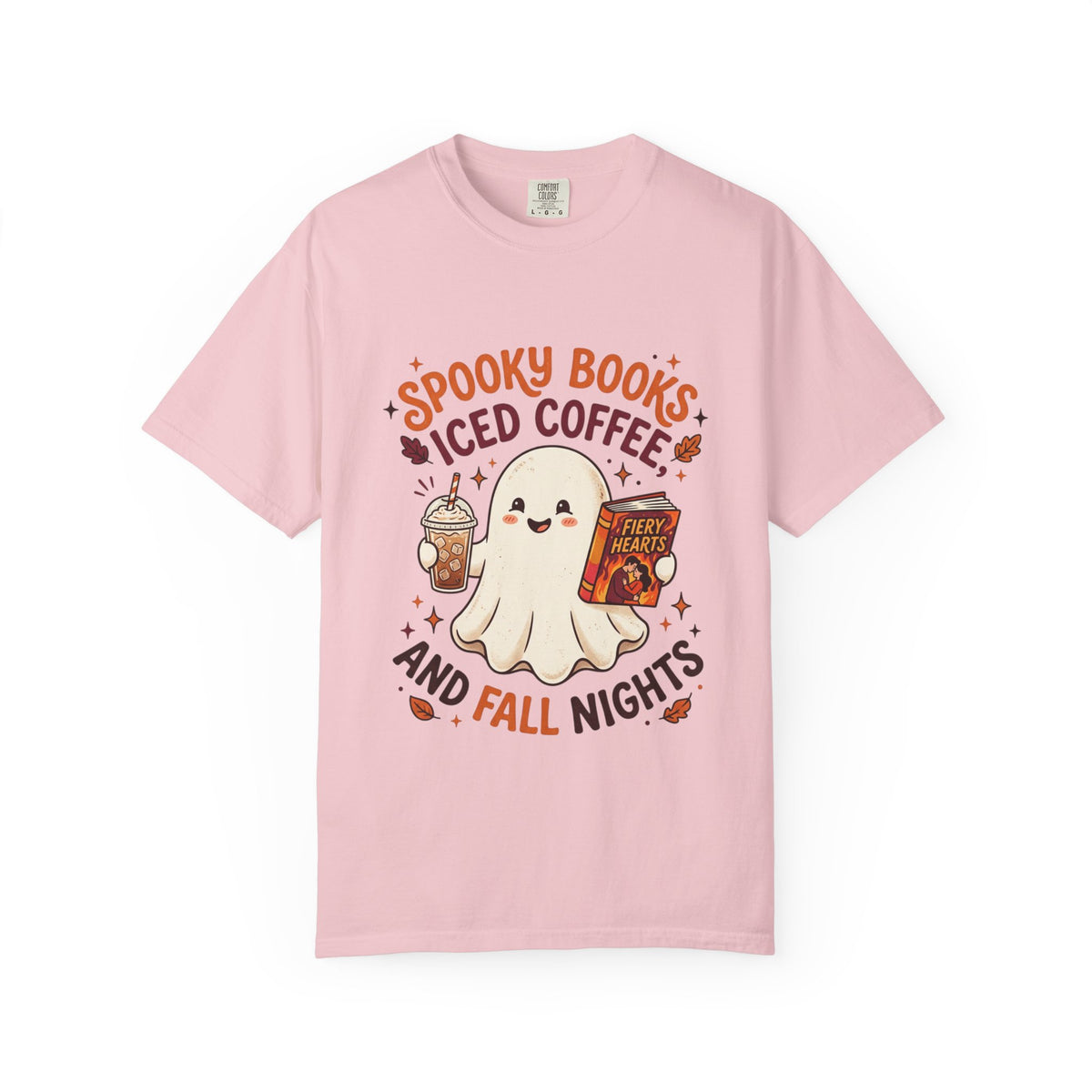 Spooky Books, Iced Coffee and Fall Nights T-Shirt
