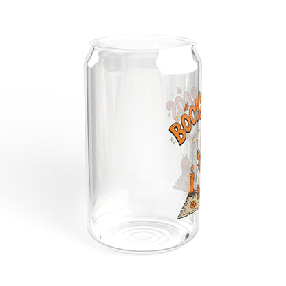 Books and Boo's Ghost Glass Sipper – 16oz Halloween Booklover Tumbler
