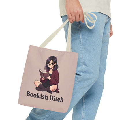 Bookish Bitch Tote Bag — Cute Reading Girl Literary Tote