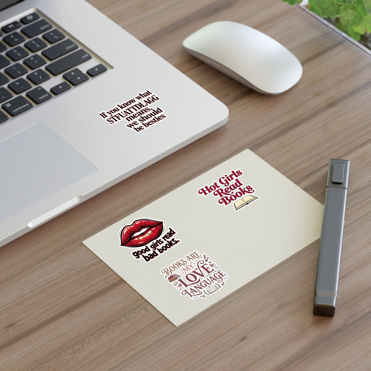 Book Lover Sticker Sheet —