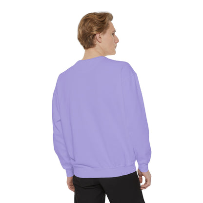 Sleep.Taken And Smut Graphic Sweatshirt — Gothic Pink Skull Crewneck