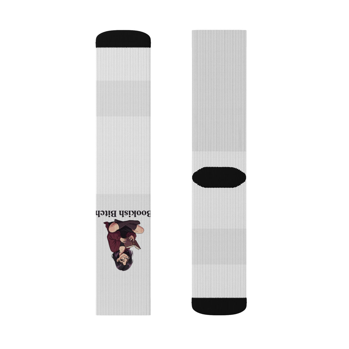 Graphic Socks — 'Boo'tiful Bitch' Sublimated Crew Socks