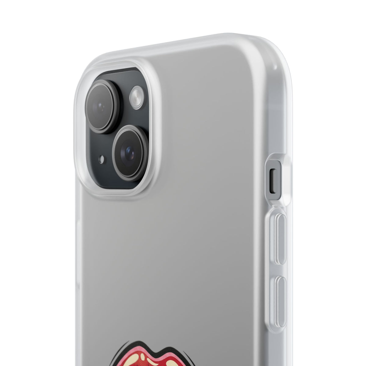 Phone Case — 'Good Girls Read Bad Books' Red Lips Slim Flexi Case