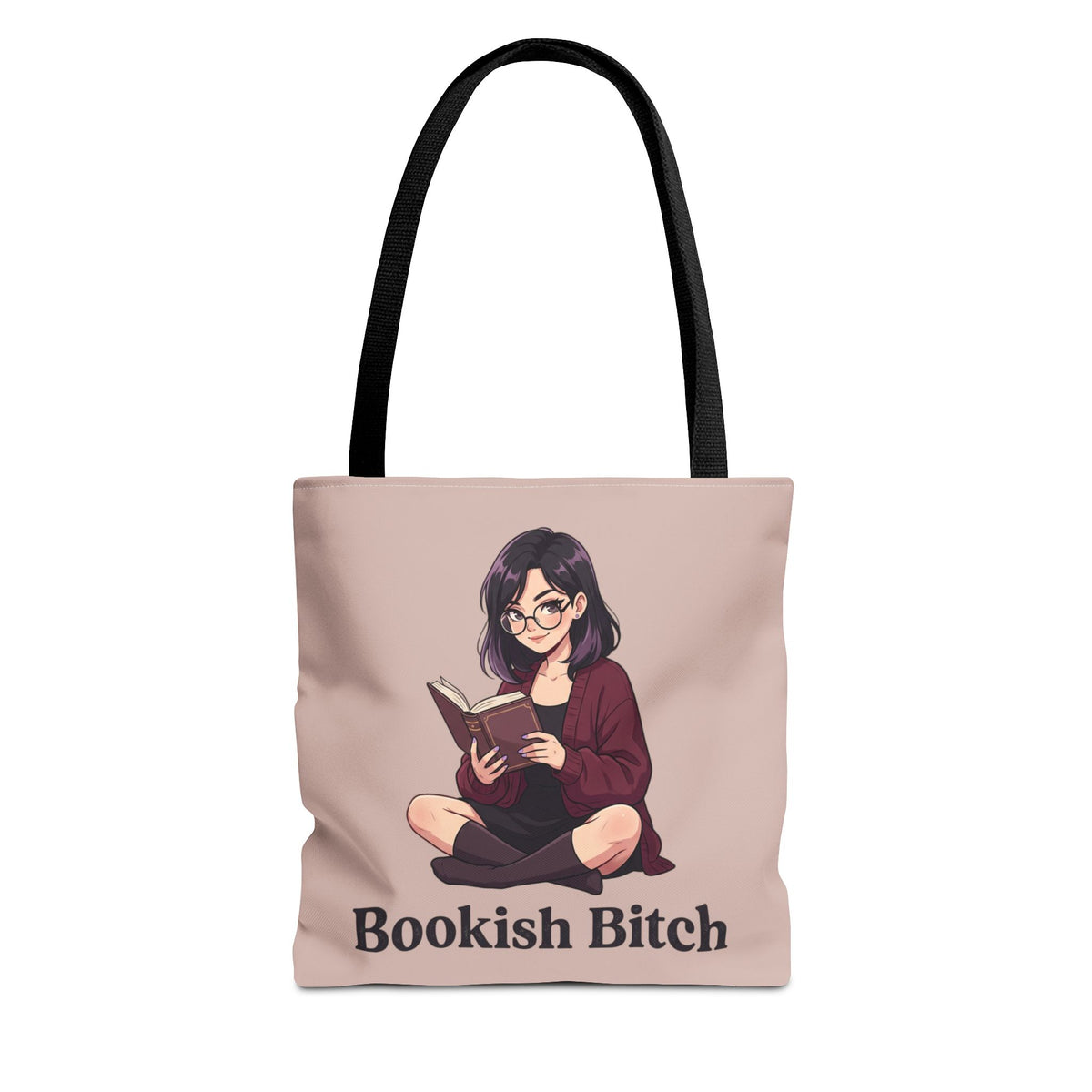 Bookish Bitch Tote Bag — Cute Reading Girl Literary Tote