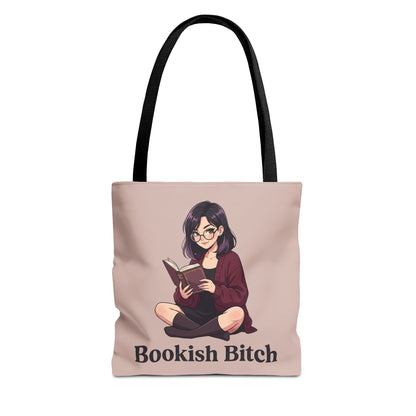Bookish Bitch Tote Bag — Cute Reading Girl Literary Tote