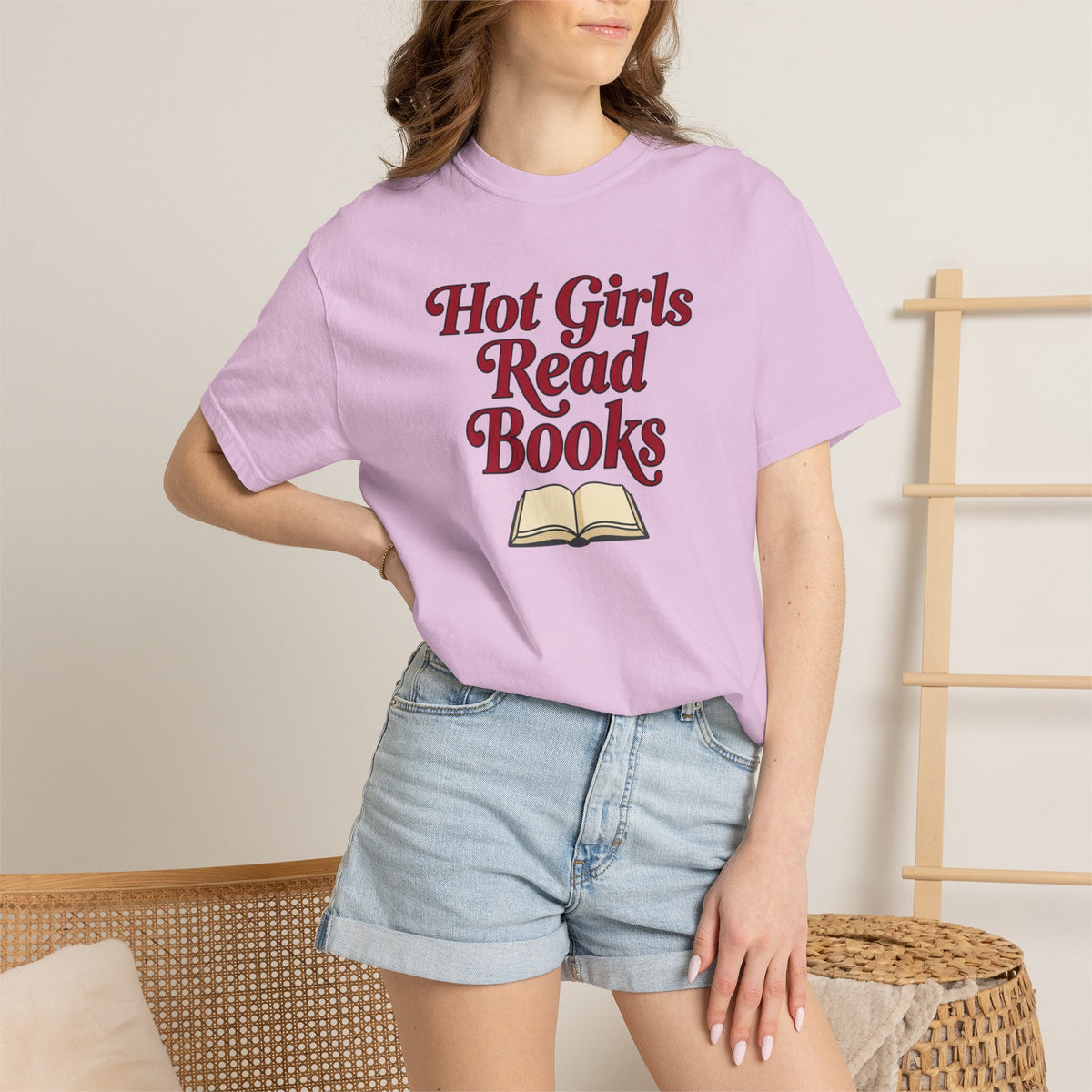 Hot Girls Read Books T-Shirt