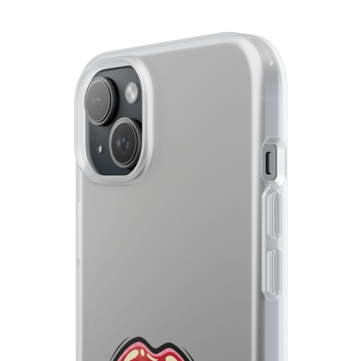 Phone Case — 'Good Girls Read Bad Books' Red Lips Slim Flexi Case
