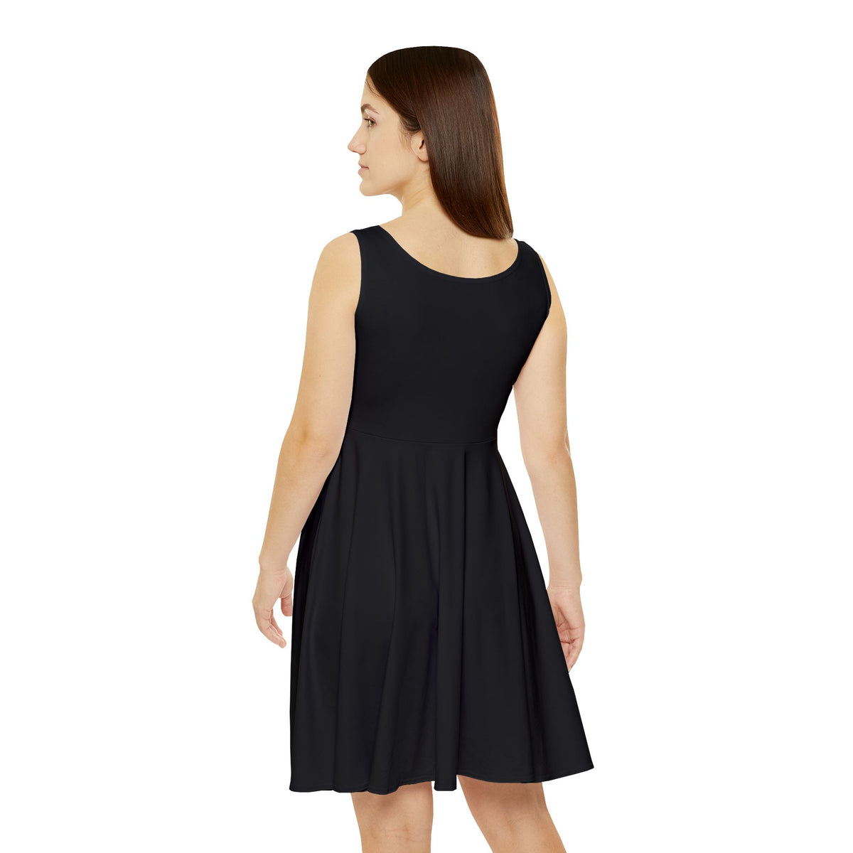 Retro Pink VW Beetle Skater Dress — "Keep on Rolling" Graphic