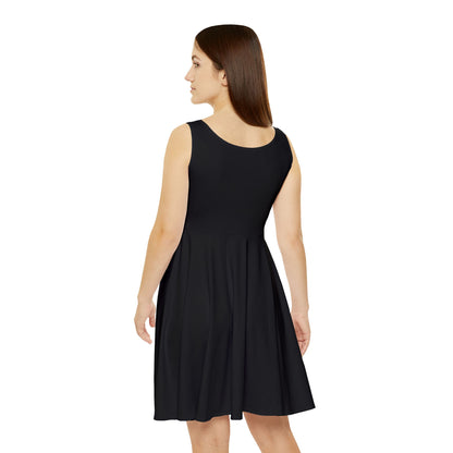 Retro Pink VW Beetle Skater Dress — "Keep on Rolling" Graphic