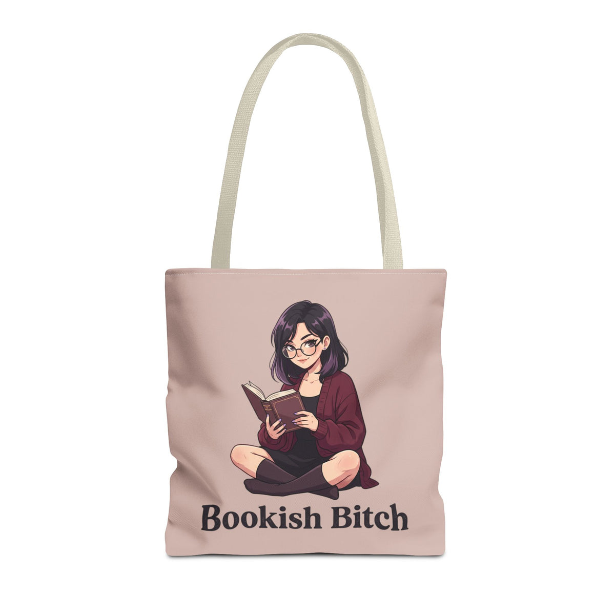 Bookish Bitch Tote Bag — Cute Reading Girl Literary Tote