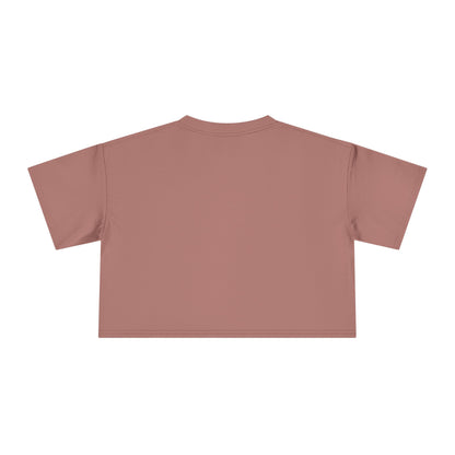 Crop Tee — "Good Girls Read Bad Books" Red Lips Graphic