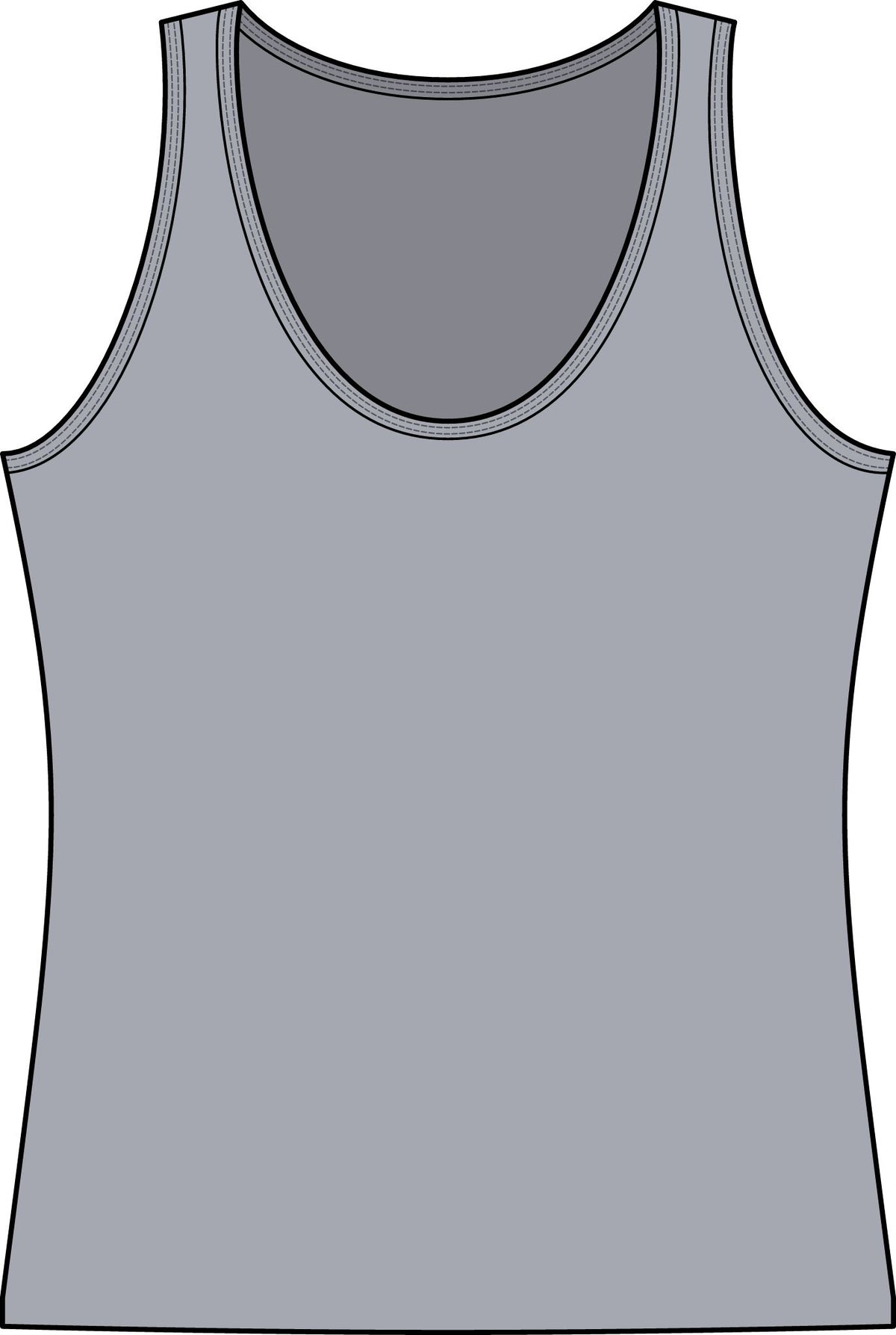 Stalker Romance Tank Top — Horror Scream Mask Graphic Women's Tank